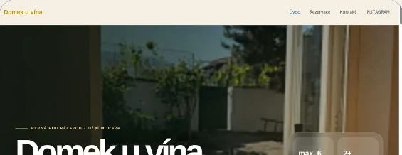 Náhľad realizácie KFG — Domek u vína